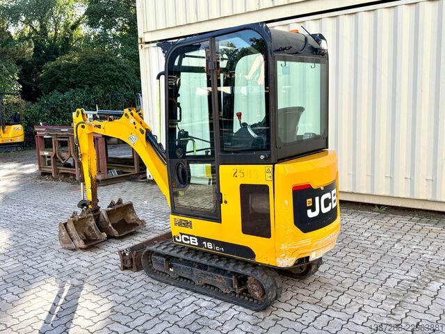 Minibagger JCB 16C-1 / 799 H / 3 x Löffel / 2022 BJ
