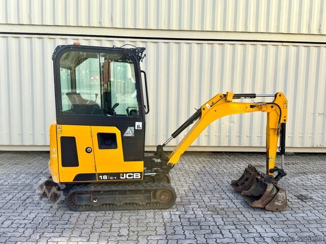 Minibagger JCB 16C-1 / 799 H / 3 x Löffel / 2022 BJ