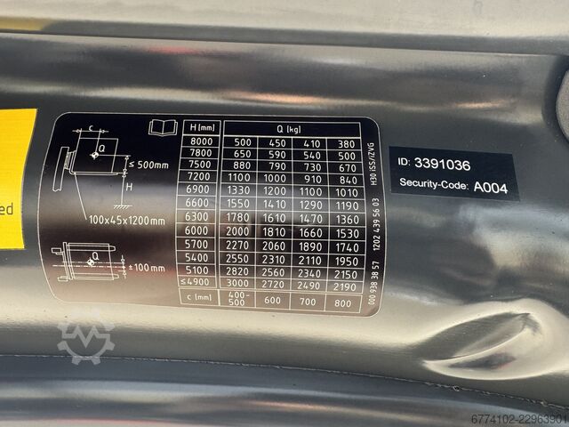περονοφόρο ανυψωτικό πετρελαίου Linde H30D--EK
