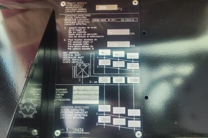 Terepemelő targonca Manitou M30-4 D ST5 S1 EU Diesel, 4x4 Drive, 3t Capacity,