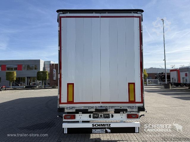 Åben sættevogn med presenning Schmitz Cargobull Curtainsider Mega Getränke