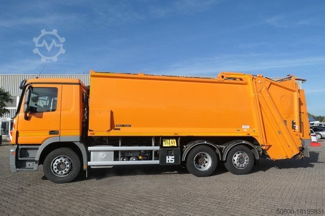 Vuilniswagen MERCEDES-BENZ 2532 L Actros 6x2,Schörling, Terberg, Lenk-Lift