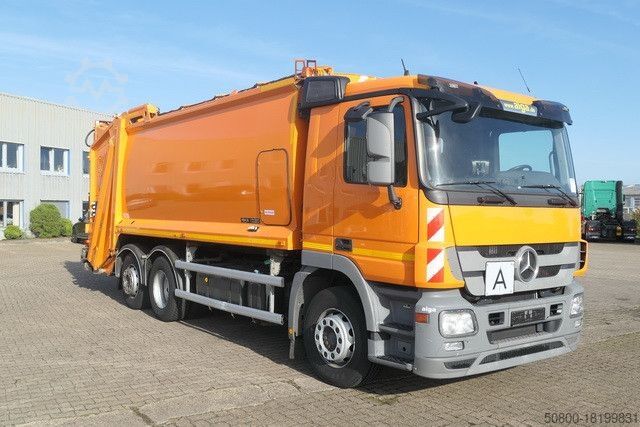 Vuilniswagen MERCEDES-BENZ 2532 L Actros 6x2,Schörling, Terberg, Lenk-Lift