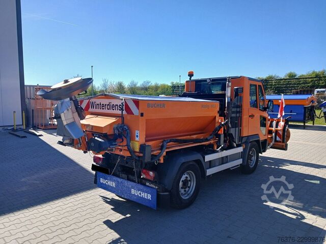 Τριαξονικό ανατρεπτικό βαν MULTICAR M31 C 4x4 mit Schneeschild + Silostreuer