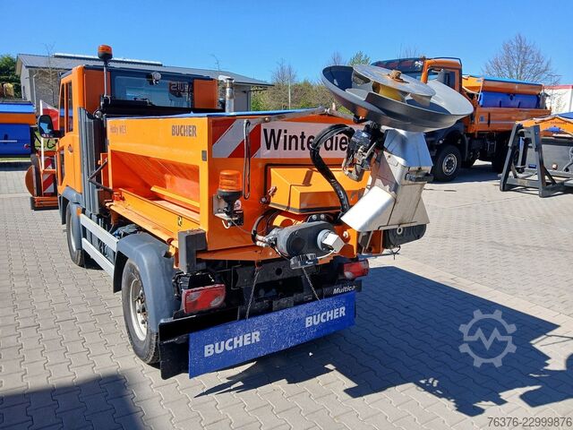 Τριαξονικό ανατρεπτικό βαν MULTICAR M31 C 4x4 mit Schneeschild + Silostreuer