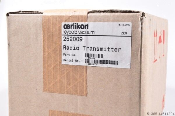 Radiozender RT100 /ST1 + RT 100 /ST2 Oerlikon Leybold Vacuum 252009