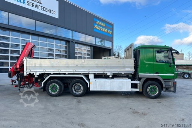 Tipper truck MERCEDES-BENZ 2551 V8 6x2 Fassi 185-5 Bj.2020