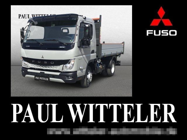Φορτηγό ανατρεπόμενο βαν FUSO Canter 3C15 Dreiseitenkipper AHK 3,5t/Klima/grau