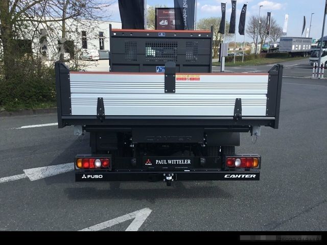 Φορτηγό ανατρεπόμενο βαν FUSO Canter 3C15 Dreiseitenkipper AHK 3,5t/Klima/grau