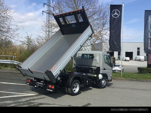 Φορτηγό ανατρεπόμενο βαν FUSO Canter 3C15 Dreiseitenkipper AHK 3,5t/Klima/grau