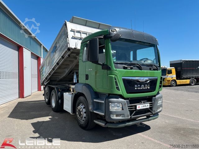 Camion basculante trilateral MAN TGS 26.440 6x4H-2*Hydrodrive*Kempf*Pritarder*