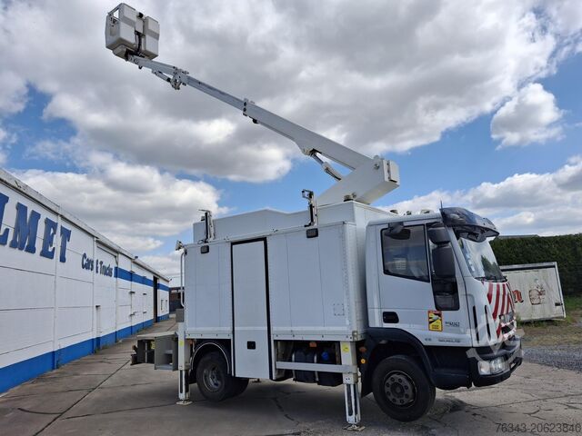 Samochód z podnośnikiem koszowym IVECO EUROCARGO ML 120EL19 - E6 - NACELLE 15 M