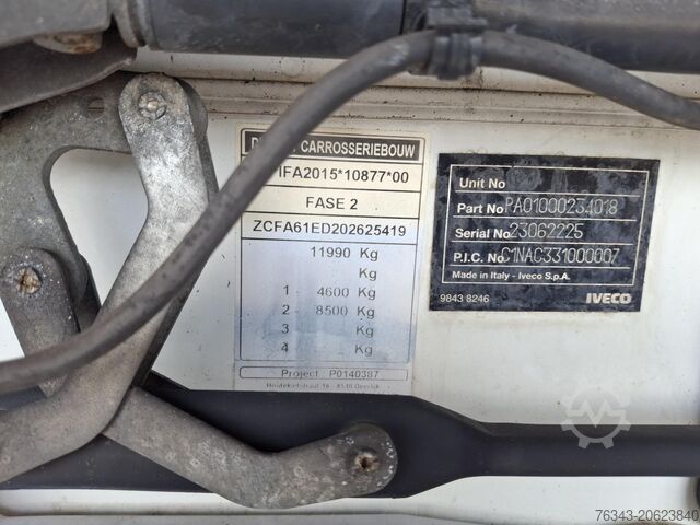 Samochód z podnośnikiem koszowym IVECO EUROCARGO ML 120EL19 - E6 - NACELLE 15 M