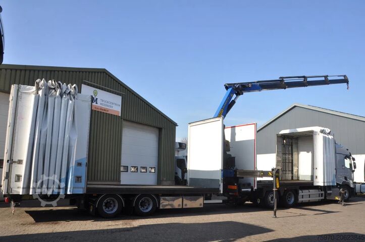 Ciężarówka z dźwigiem Renault T520 PALFINGER 34Tm CRANE + VAN HOOL COMPLETE 2020