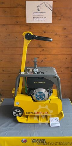Verdichter Wacker Neuson DPU 2540 H Rüttelplatte NEU Aktion!
