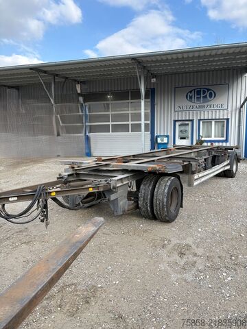 Anhänger-Wechselfahrgestell x BDF Lafette Verzinkt HU 01/27 Zwilling