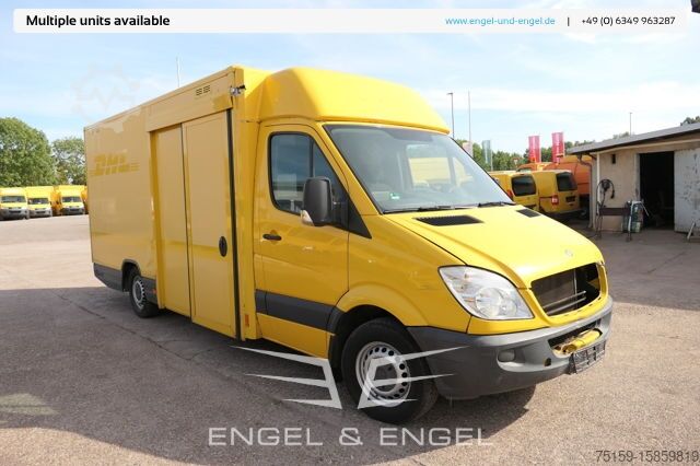 Boxvogn mercedes-benz SPRINTER 310 CDI MAXI EURO-5 KOFFER REGALE KAMERA DURCHGANG