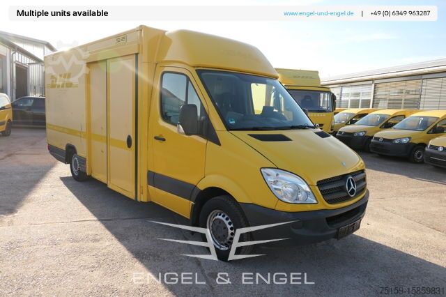 Vrachtwagen met bakwagen mercedes-benz SPRINTER 310 CDI MAXI EURO-5 KOFFER REGALE KAMERA DURCHGANG