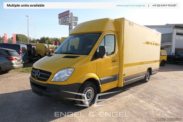 Vrachtwagen met bakwagen mercedes-benz SPRINTER 310 CDI MAXI EURO-5 KOFFER REGALE KAMERA DURCHGANG