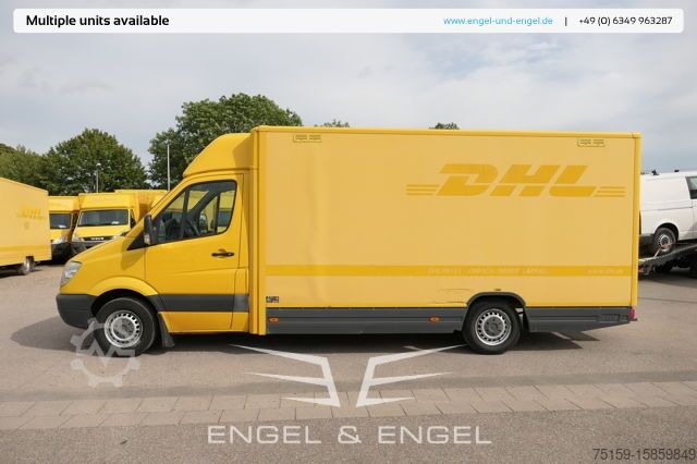 Vrachtwagen met bakwagen mercedes-benz SPRINTER 310 CDI MAXI EURO-5 KOFFER REGALE KAMERA DURCHGANG