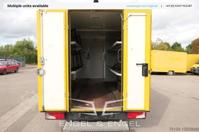 Vrachtwagen met bakwagen mercedes-benz SPRINTER 310 CDI MAXI EURO-5 KOFFER REGALE KAMERA DURCHGANG