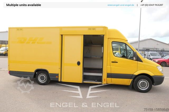 Vrachtwagen met bakwagen mercedes-benz SPRINTER 310 CDI MAXI EURO-5 KOFFER REGALE KAMERA DURCHGANG