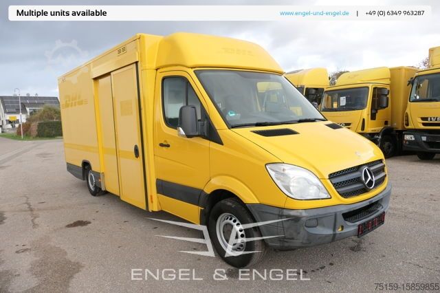 Dobozos furgon mercedes-benz SPRINTER 310 CDI MAXI EURO-5 KOFFER REGALE KAMERA DURCHGANG