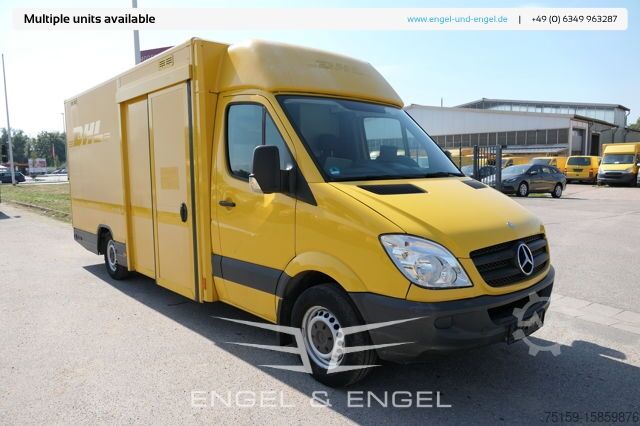 Vrachtwagen met bakwagen mercedes-benz SPRINTER 310 CDI MAXI EURO-5 KOFFER REGALE KAMERA DURCHGANG