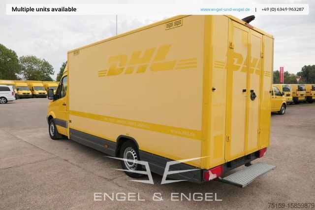 Vrachtwagen met bakwagen mercedes-benz SPRINTER 310 CDI MAXI EURO-5 KOFFER REGALE KAMERA DURCHGANG