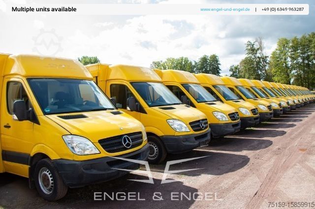 Vrachtwagen met bakwagen mercedes-benz SPRINTER 310 CDI MAXI EURO-5 KOFFER REGALE KAMERA DURCHGANG