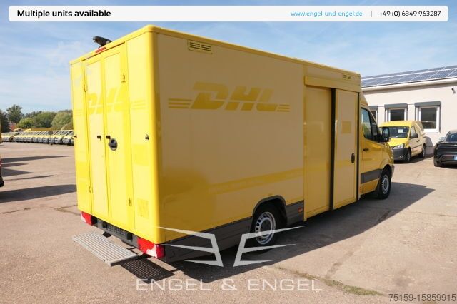 Furgon skrzyniowy mercedes-benz SPRINTER 310 CDI MAXI EURO-5 KOFFER REGALE KAMERA DURCHGANG