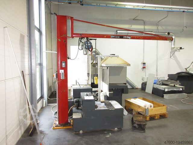 Kolomzwenkkraan Zwenkzwenkkraan Kettingtakel Demag KBK Kran Drehkran Hallenkran L 3m Demag KBK1 250Kg + Demag PK Kettenzug