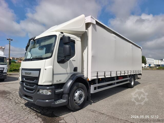φορτηγό πλατφόρμα με μουσαμά DAF 18.290 LF EURO 6