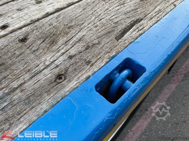 Alçak şasi dorse MEUSBURGER MPS-3*Plateau*ausziehbar 4m*§70*3. Achse gelenkt