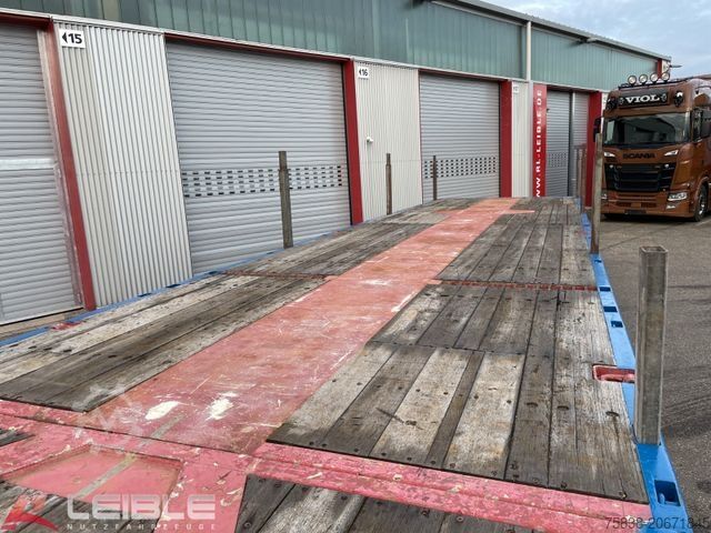 Yarı römork MEUSBURGER MPS-3*Plateau*ausziehbar 4m*§70*3. Achse gelenkt