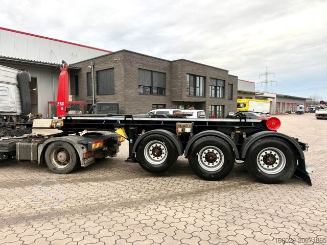 Swap body semitrailer  Wiese SA 3 - 36 AK 30 Abrollkipper Hakenlift