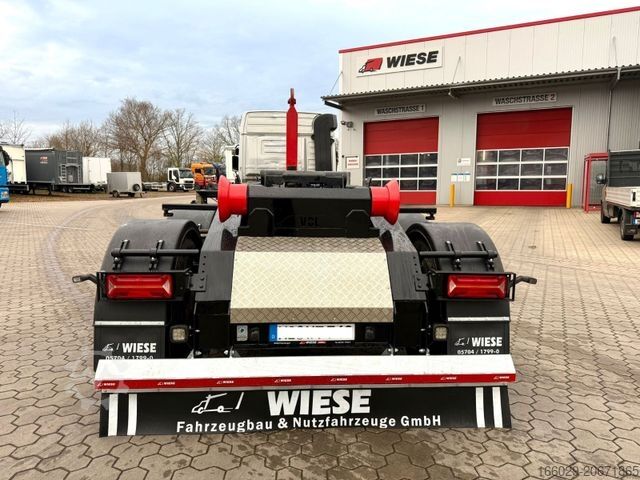 Swap body semitrailer Wiese SA 3 - 36 AK 30 Abrollkipper Hakenlift