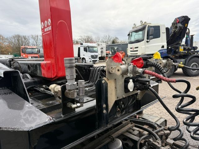 Swap body semitrailer  Wiese SA 3 - 36 AK 30 Abrollkipper Hakenlift