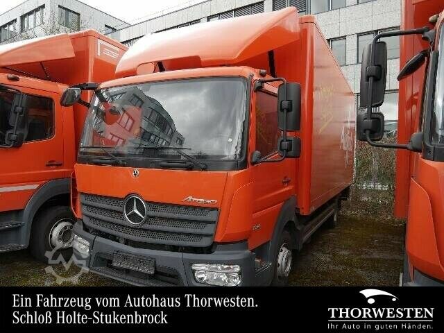 Skåpbil Mercedes-Benz Atego 816 4x2 Automatik Koffer LBW / IM VORLAUF