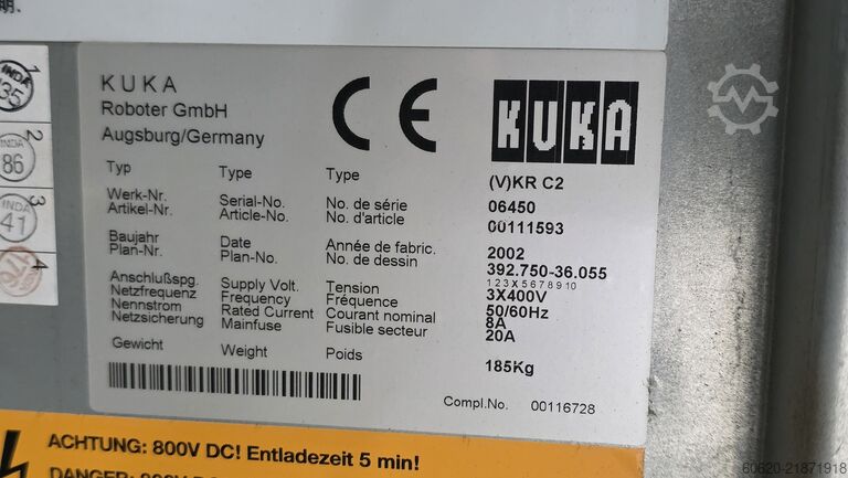 Robot industrial KUKA KR 240-2 2000
