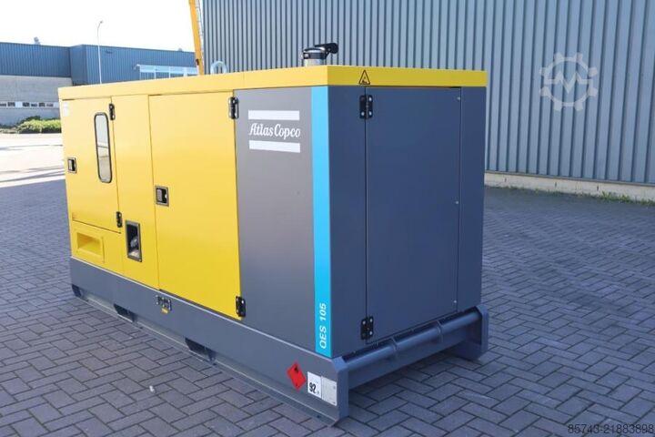 Agrega Atlas Copco QES 105 JD S3A ESF Valid inspection, *Guarantee! D