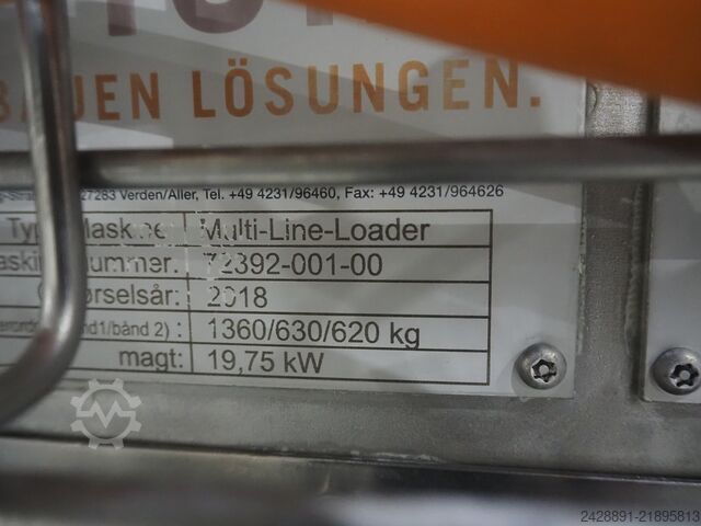 Lengő szállítószalag (2 db) Thom Multi-Line-Loader