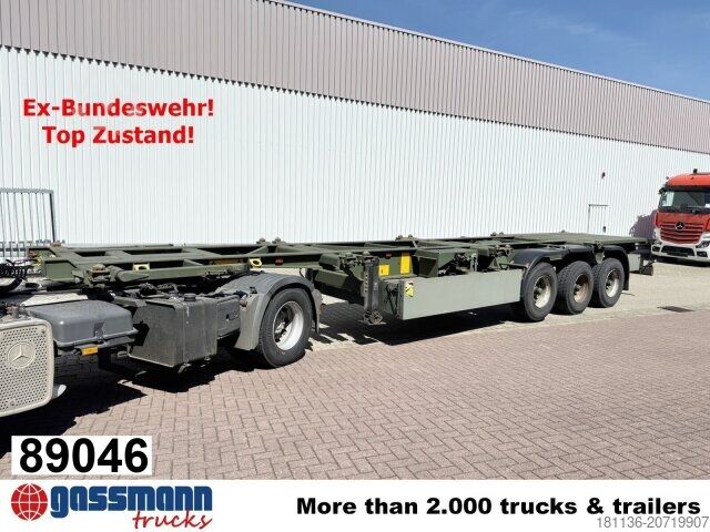 Swap body semitrailer Doll U-74.0 3-Achs Containerchassis, 2x20/20/30/40ft,