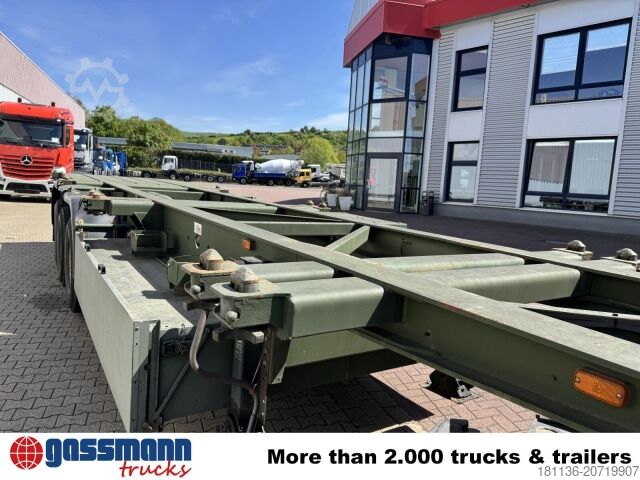 Swap body semitrailer Doll U-74.0 3-Achs Containerchassis, 2x20/20/30/40ft,