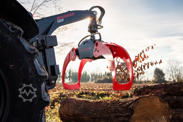 Houttangen, houthaktangen voor trekkeraanbouw Brugger Grip 130 Rückezange, Forstzange