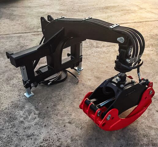 Houttangen, houthaktangen voor trekkeraanbouw Brugger Grip 130 Rückezange, Forstzange