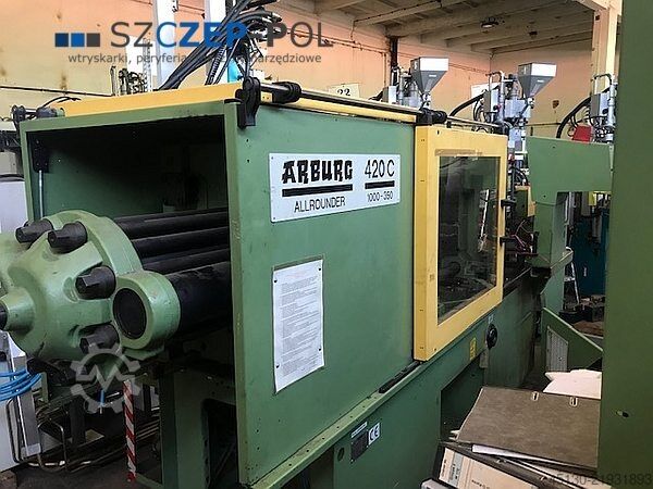 μηχανή χύτευσης με έγχυση Arburg 420C 1000-350