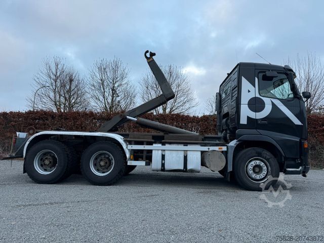 Roll-off tipper truck VOLVO FH12 420 / Schaltgetriebe / BLATT gefedert