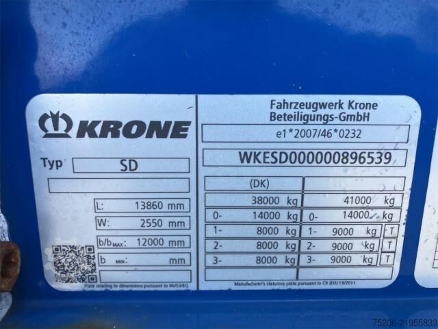 Félpótkocsi Krone Profi Liner Standard