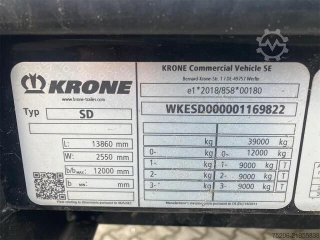 Semirremolque Krone G50 Mega